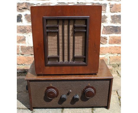 Cossor Empire Melody Maker Model 234 radio with matching speaker c1930