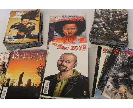 Selection of comics including Warlands, X23, Red Sonja (Ross Preview Sketch Cover) The Boys etc.