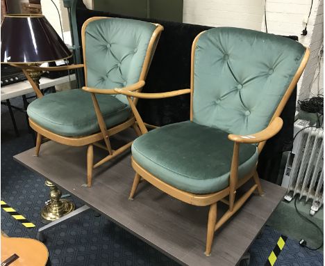 PAIR OF ERCOL CHAIRS