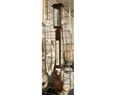 OAK STICK BAROMETER