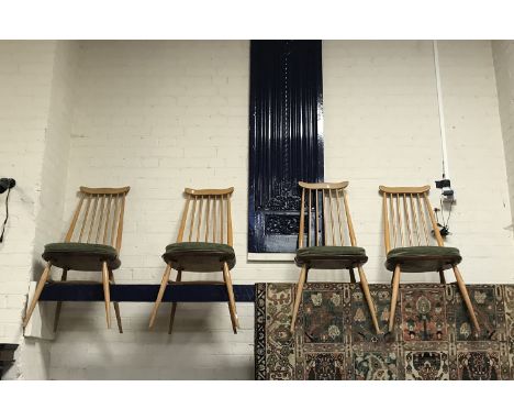 FOUR ERCOL GOLDSMITH CHAIRS