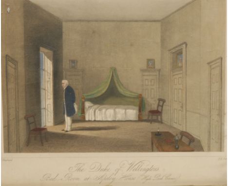 F. Shephard (fl. c. 1850) The Duke of Wellington's Bed Room at Apsley House (Hyde Park Corner) unsigned, published by T.H. El