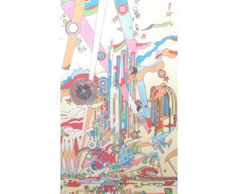 Eduardo Paolozzi (1924-2005) Turing Suite 9 (systemmatic) signed, 26/50, screen print, 59cm x 79cm