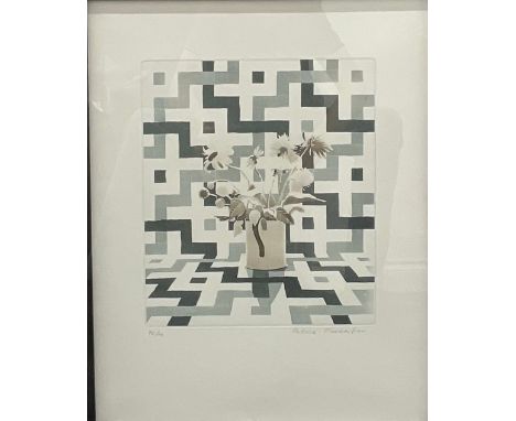 Patrick Procktor (1936 - 2003), Flowers in a Vase, lithograph, 48/100, signed in pencil, 48.5cm x 38.5cm