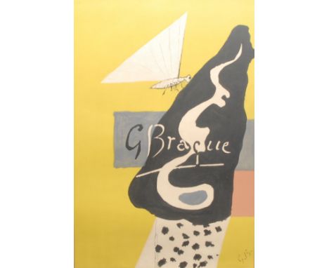 Georges Braque (1882-1963) Still Life with Insect monogrammed in plate, lithograph, 61cm x 41cm