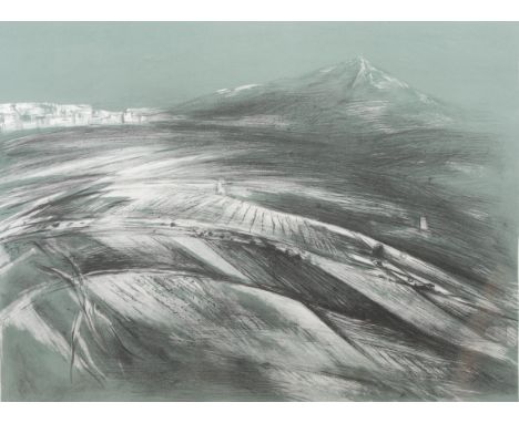 Evelyn Gibbs (1905-1991) Gozo Malta signed, artist's proof lithograph, 63cm x 85cm