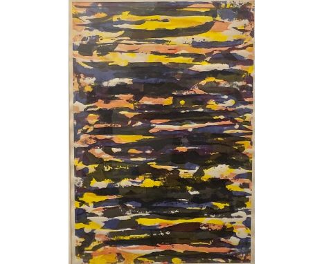 William Gear RA (Scottish 1915 - 1997), Coast, screen print, signed and titled in pencil, dated 62, numbered 6/25, 68cm x 46c