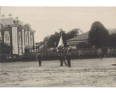 [Russian Empire]. Photograph "The 94th infantry Yenisei Regiment. July 19th 1913, Tsarskoe Selo". Original print. - 11x15,5 c