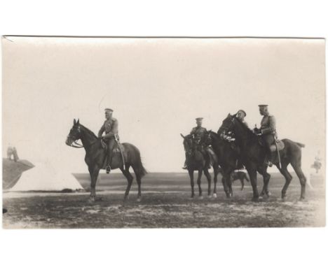 [Russian Empire. Romanov. Karl Bulla]. Photograph "The Grand Duke Nicholas Nikolaevich on maneuvers". - 1914-1915. Original p