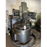 WEBSTER BENNETT VERTICAL TURRET LATHE, 48" CHUCK, 5 STATION TURRET, 825 RPM, S/N 570436