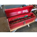 LOT - (2) POWDER ACTUATED FASTENER TOOLS, W/ POWDER LOADS, FASTENERS AND STEEL CASE