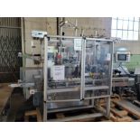 AESUS DELTA SHRINK 2-NECK BANDER, 1-1/2" CONVEYOR TRACK WITHOUT BELT DRIVE, W/ ALLEN BRADLEY