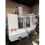 2000 HAAS VF-0 VERTICAL MACHINING CENTER, CERAMIC COATING USED MACHINE, S/N 22977
