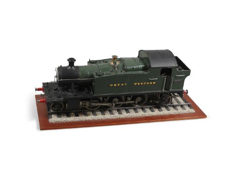 RARE SCRATCH BUILT STEAM LOCOMOTIVE 'GWR PRAIRIE' - 5 INCH GAUGE. An impressive 5 inch gauge 45xx GWR Prairie No 5525 locomot