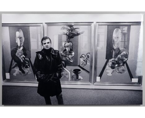 JOHN MINIHAN (B.1946). FRANCIS BACON, PARIS, 1977. (d) Photograph, mounted on board; signed, titled and numbered `A/P 2/6` ve