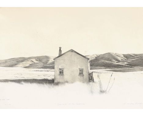 GRAHAME SYDNEY (NEW ZEALAND, B.1948). SPANIARDS AT THE COOKHOUSE. Lithograph, printed in black and with a pale buff colour, 2