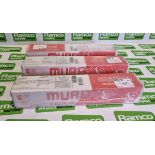 3x packs of Murex Vodex E6013 - Welding electrodes 2.0 x 350mm - 425 per pack - 5.1kg per pack