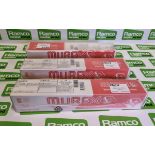 3x packs of Murex Vodex E6013 - Welding electrodes 2.0 x 350mm - 425 per pack - 5.1kg per pack