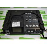Tascam HD-P2 Professional Digital Stereo Recorder (CF Card) with power supply, carry case