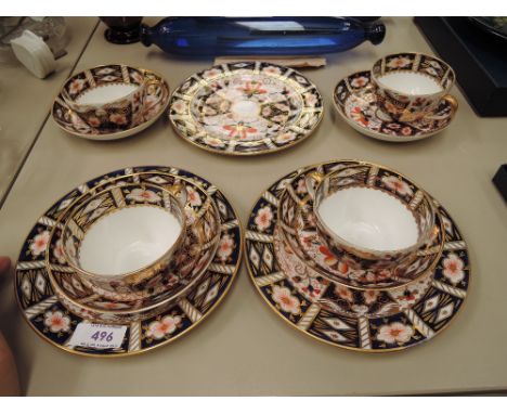 A Royal Crown Derby part tea service in the traditional Imari palette, date mark for 1913CONDITION REPORTNo Visible Faults or