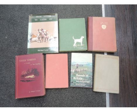 Foxes and Hounds. A selection, includes; Lloyd, T. Ivester - Hounds. London: 1934; Vyner, Robert T. - Notitia Venatica: A Tre
