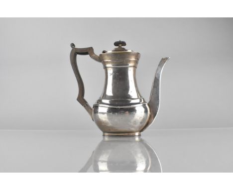 An Edwardian VII Silver Coffee Pot by William Hutton &amp; Sons Ltd, Sheffield Hallmark 1909, 19cm High 447g 