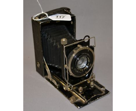 Kodak 33 A.G. Nagel-Werk 4x5 Plate Camera Compur Shutter 4.5 130mm Anastigmat