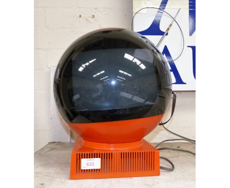 A JVC "Videosphere" novelty space helmet TV (sold as a collectors item only)
