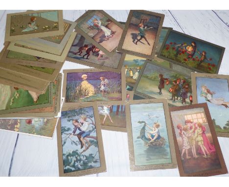 S Barham:  a collection of 60 vintage postcards, including lantern lit and moonlight scenes
