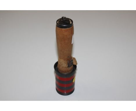 A de-activated Hungarian stick grenade 