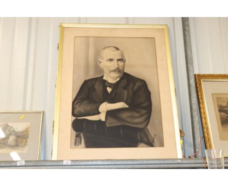 A 19th Century portrait print of a gentleman 