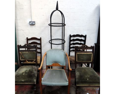 Various single chairs, plus stand etc

all used and unchecked 