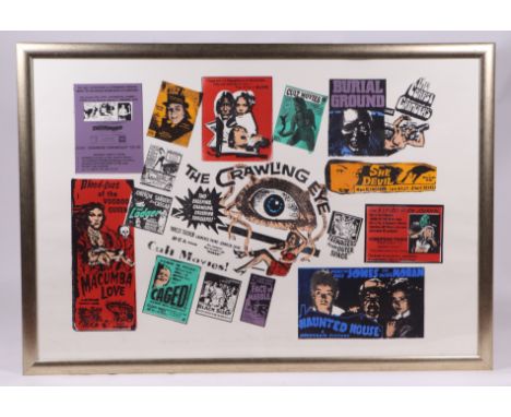 Alex Brown (contemporary Pop Art) - The Crawling Eye - limited edition coloured print 1/10,  signed & dated 19/10/02 in penci