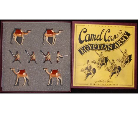 Britain's cast metal soldiers. Camel Corps of the British Army.