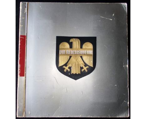 German. Cigarette card album dated 1933, "Die Reichswehr", complete