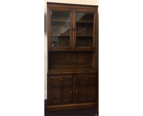 Ercol Glass display Cabinet 