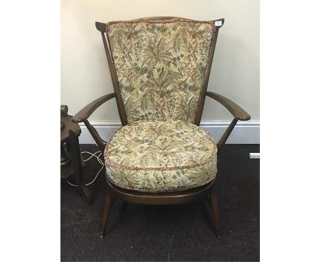 Small Ercol Arm chair, approx measurements: 