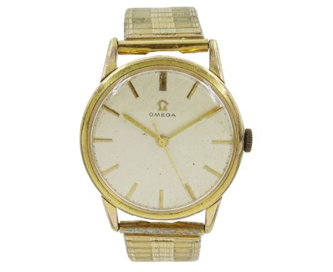 Omega gentleman's stainless steel and gold-plated manual wind wristwatch, Ref. 14714-62-SC, Cal. 286, serial No. 19524219, on