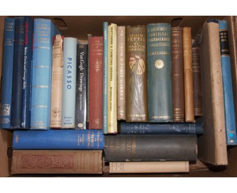 A selection of books on art and architecture, to include HALL (W), A BIOGRAPHY OF DAVID COX, portrait fronts, Cassell,1881; T