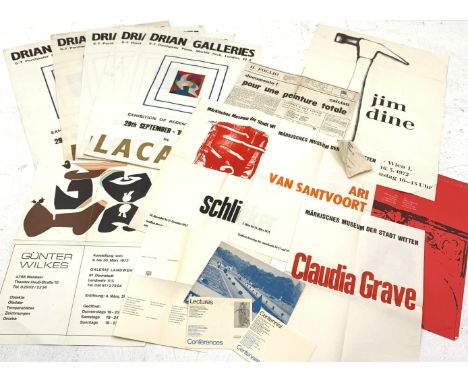 'Joseph La Casse', 5 x Drian Galleries exhibition posters, 5-7 Porchester Place, Marble Arch, London 29th -September -16th Oc