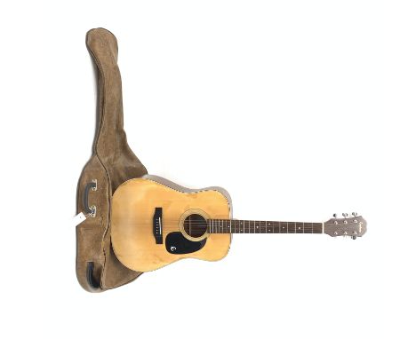 Epiphone Model FR100 acoustic guitar with mahogany back and ribs and spruce top, bears label, serial no.060016, L105cm, in so