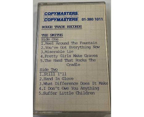 An original cassette tape issued circa 1984 containing demo versions of the ten tracks that would form the Smiths self-titled