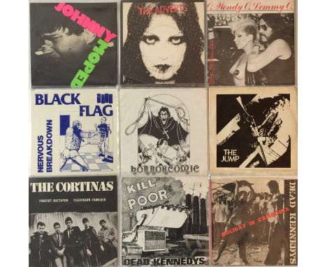 Blistering collection of 32 x classic Punk 45s! Artists/titles include The Adverts - One Chord Wonders / Quick Step (UK origi