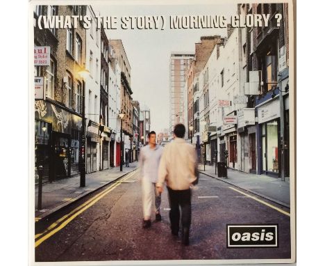 Marvellous condition original UK copy of the brilliant second offering from Oasis. The records (CRE LP 189 A1/B1/C2/D2 DAMONT