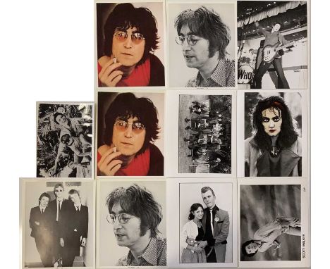 An excellent collection of 15 x 8 x 10" promo photos, and five similar 'Anabas' printed images. Excellent condition. David Bo