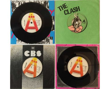 Outrageous UK collection of 6 x 7" (4 of which are demos) plus 1 x LP from The Clash... Titles are Clash City Rockers (demo, 