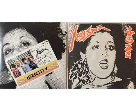 Smashing pack of 2 x scarcely seen original UK 7" demos from X-Ray Spex... Titles are Oh Bondage Up Yours! (VS 189 large 'A' 