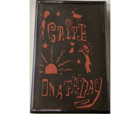 Demo cassette from 1987/88 entitled "Gripe" with Thom designed inlay card. Thom has written on the cassette "Gripe + 3 trax a