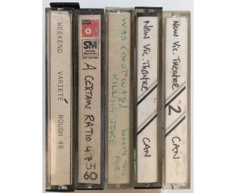 A superb collection of 5 promo and demo cassettes. Artists/ titles include Weekend - La Variete (ROUGH 39, A Rough Trade pre-