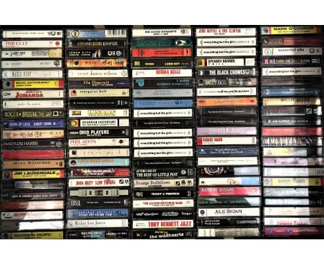An extensive collection of around 190 cassettes from the Rough Trade archive. Artists/ titles include The Cult, The Tackheads